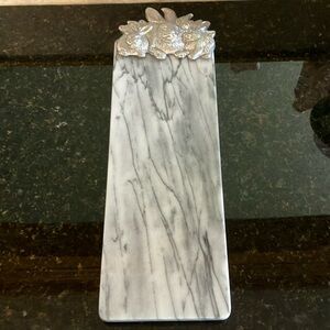 Arthur Court Marble Charcuterie Board with Bunny Motif